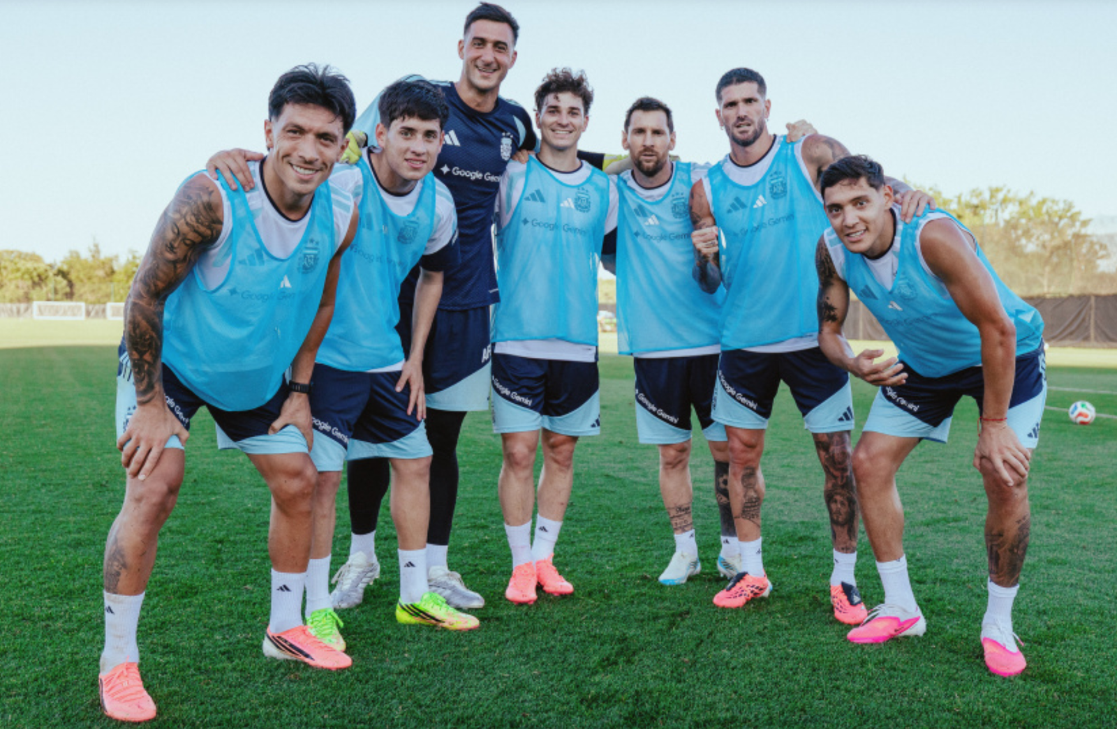 La Selección Argentina se entrenó en Kansas
